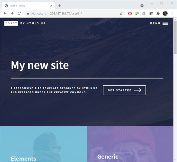 First Jekyll site modified