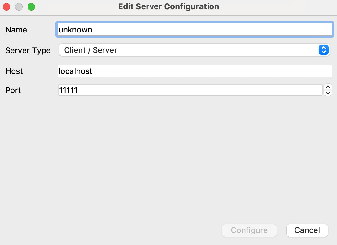 Paraview connect configuration